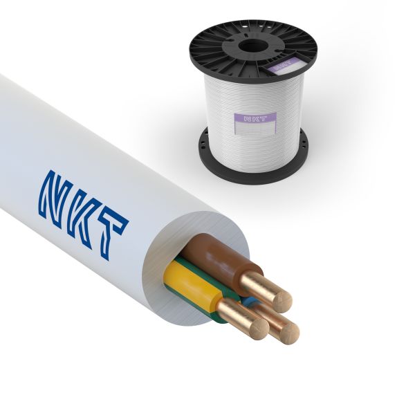 NKT EXQ XTRA Installationskabel 3G2.5 mm² 300/500V 250 m bobin