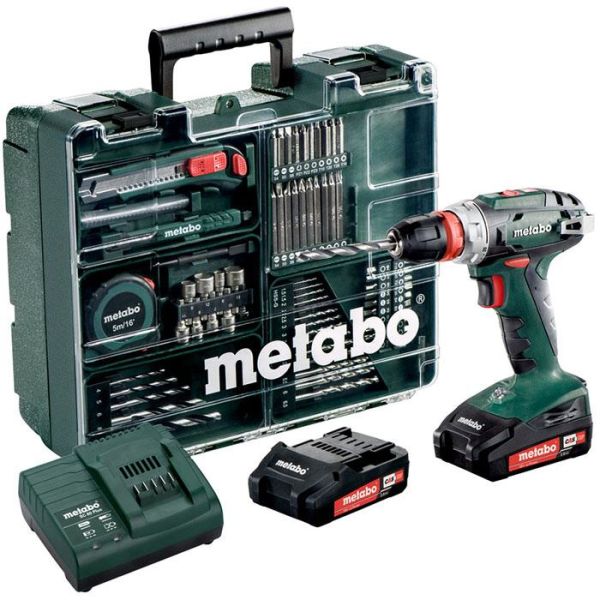 Metabo BS 18 QUICK SET Skruvdragare med batteri och laddare