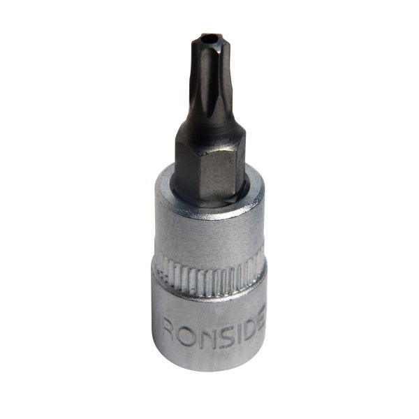 Ironside 116410 Bitshylsa torx med hål 1/4″ TX30