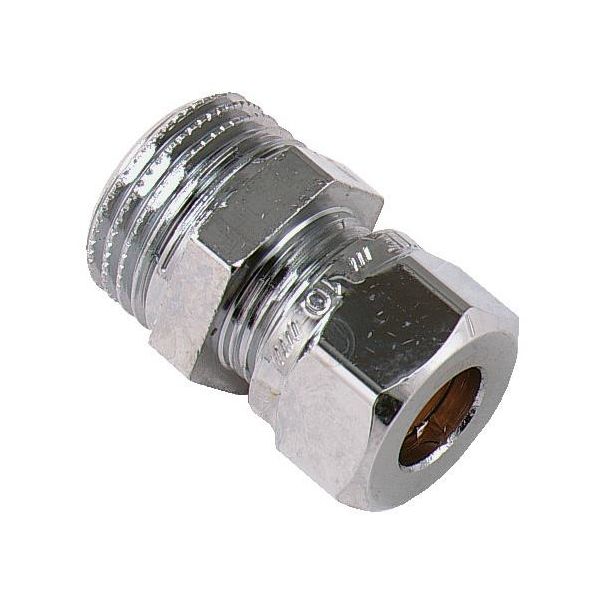 Vatette FG032043420 Klämringskoppling rak förkromad utv gänga 12 mm x G10