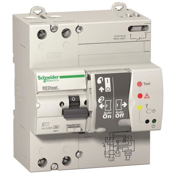 Schneider Electric REDtest Jordfelsbrytare klass A 2-polig 40A 30mA