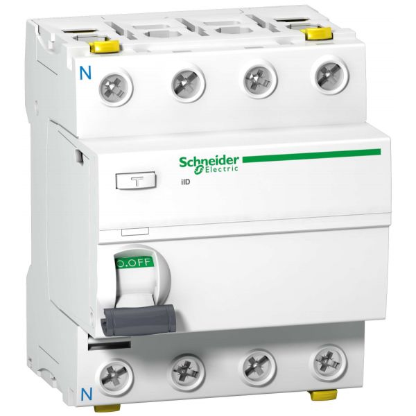 Schneider Electric Acti 9 iID Jordfelsbrytare A 4-polig 63A 300mA (S)