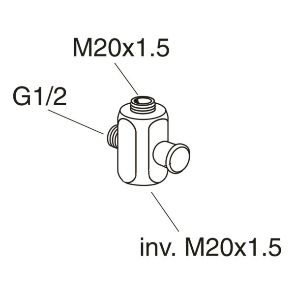 Gustavsberg GB41637315 Duschomkastare