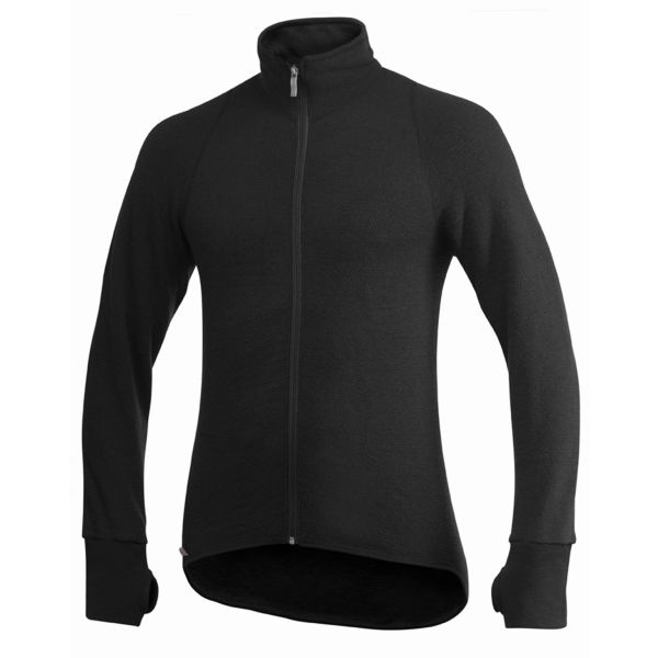 Woolpower Full zip jacket 400 Tröja svart XL