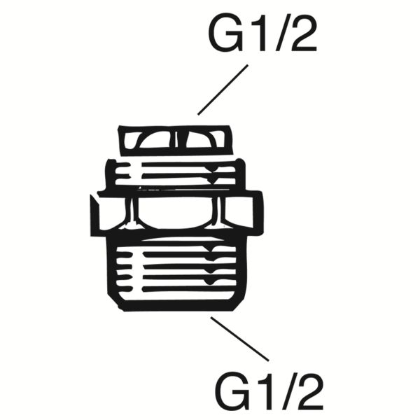 Gustavsberg GB41632814 02 Inloppsventil för termostatblandare