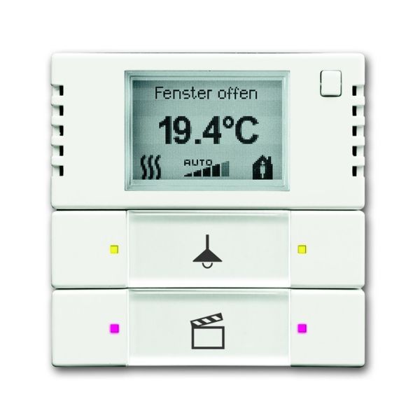 ABB 6134-0-0338 Termostatdisplay 2-polig matt Vit