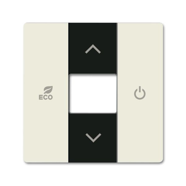 ABB Future Linear 6220-0-0597 Centrumplatta termostat Chalet-vit