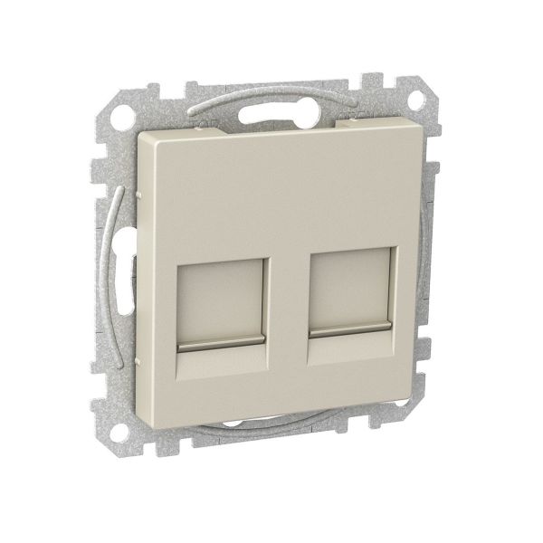 Schneider Electric WDE004377 Centrumplatta 55 x 55 x 24 mm Metallic