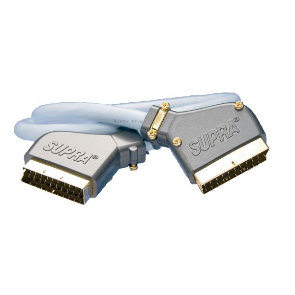 SUPRA 1001900719 Scartkablage 2 x Scart hane/hane 2 m