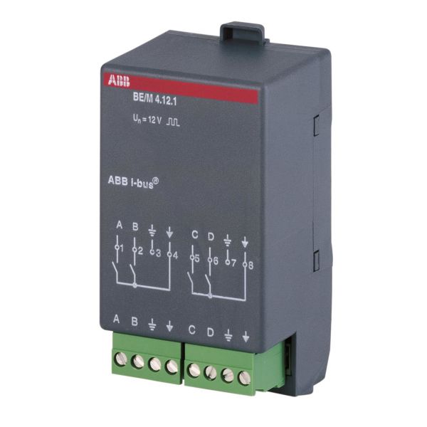 ABB 2CDG110007R0011 Binäringångsmodul 4-kanaler KNX 12 V pulserande potentialfri