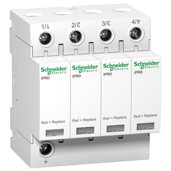 Schneider Electric A9L65401 Överspänningsskydd mot indirekta nedslag iPRD 65R 4 ledare