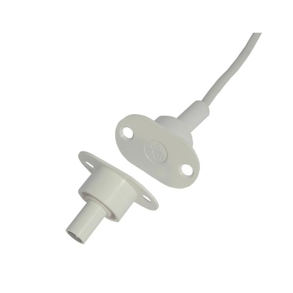 Alarmtech MC 370-S11 Högsäkerhetskontakt 22 mm sensor inbyggd 2 m kabel