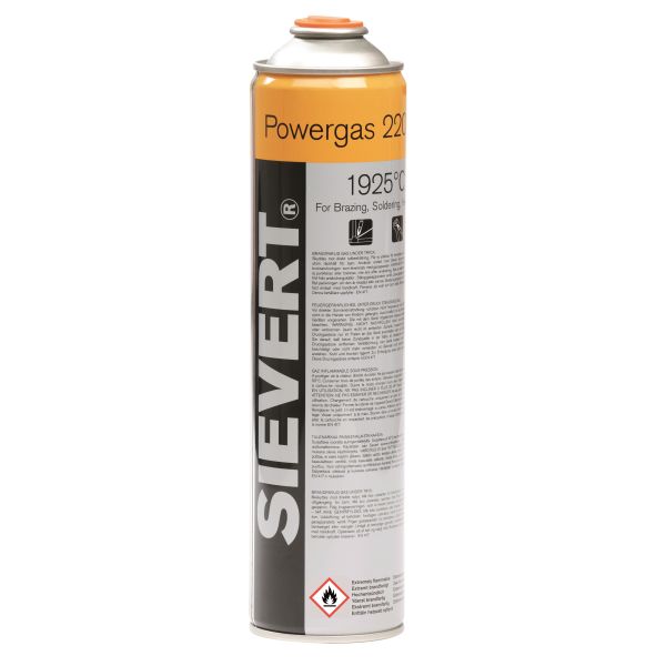 Sievert 220483 Powergas engångs 336 g
