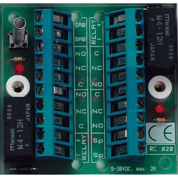 Alarmtech RC 020 Reläkort 9-30 V DC