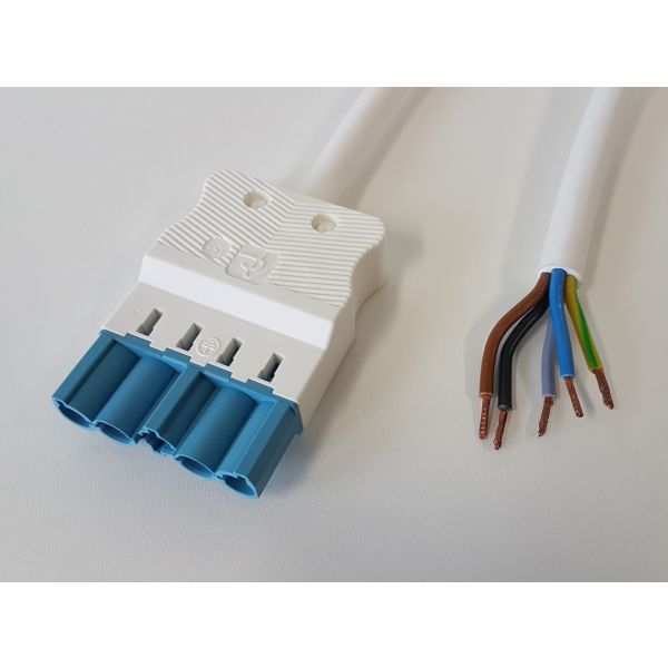 Gycom 128975 Anslutningskabel hane-fri 1.5 mm² 2 meter IP20 5-pol 1.31 kWh