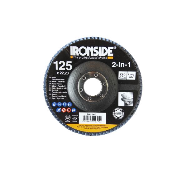 Ironside 201345 Lamellrondell 125 mm Z60