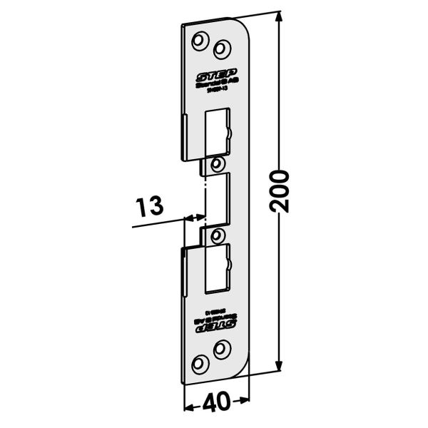 STEP ST4009-13 Stolpe till STEP 40/90/48/98 Preload 13 mm motsvarande 1487-1