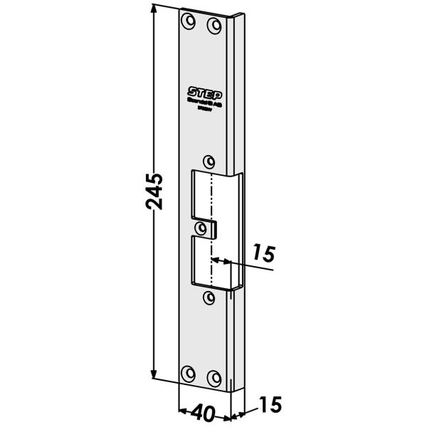 STEP ST9501V Stolpe till STEP 92 Preload och Release 15 mm motsvarande ST6504/730