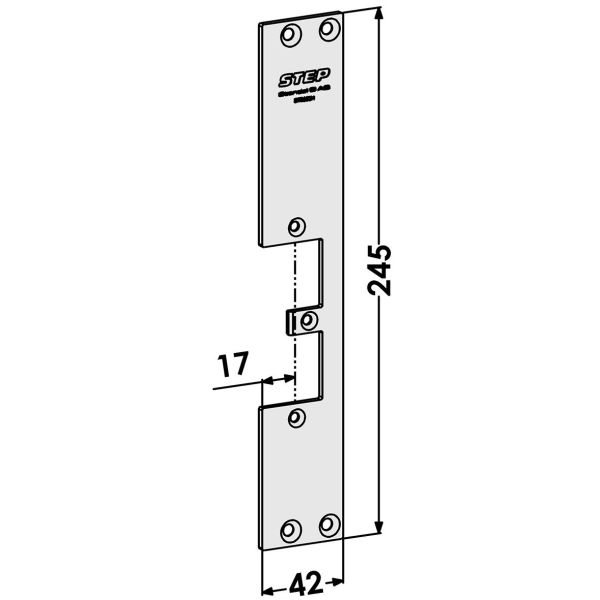 STEP ST9503H Stolpe till STEP 92 Preload STEP 92 Release 42 mm höger