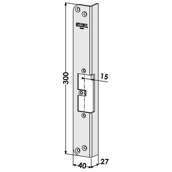 STEP ST9524 Stolpe för STEP 18 och 28E Secure Vänster