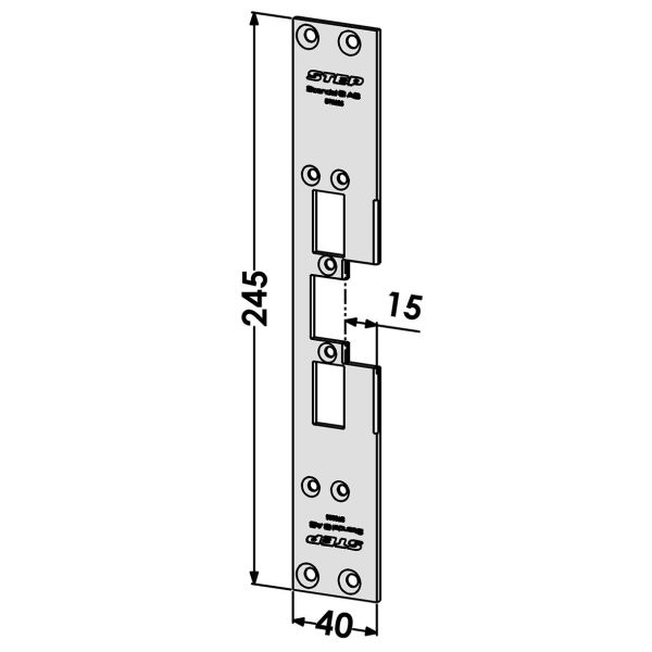 STEP ST6505 Stolpe till STEP 60 Silent 15 mm