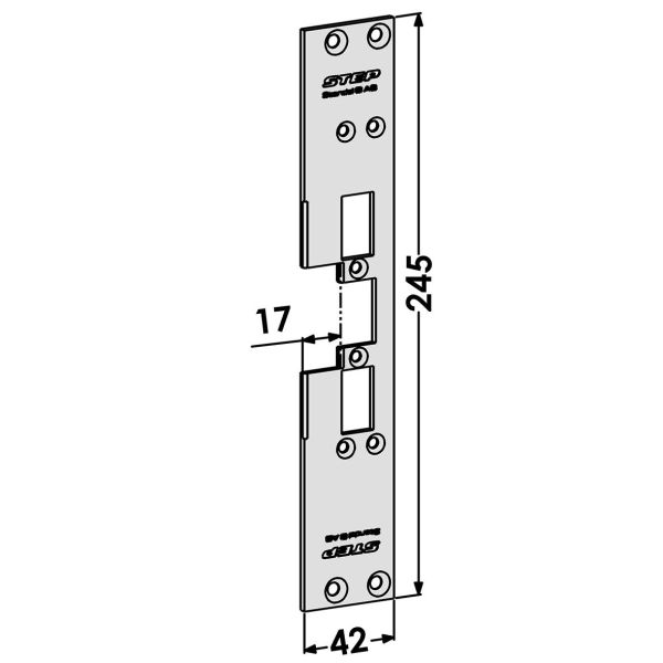 STEP ST6558 Stolpe till STEP 60 Silent 17 mm