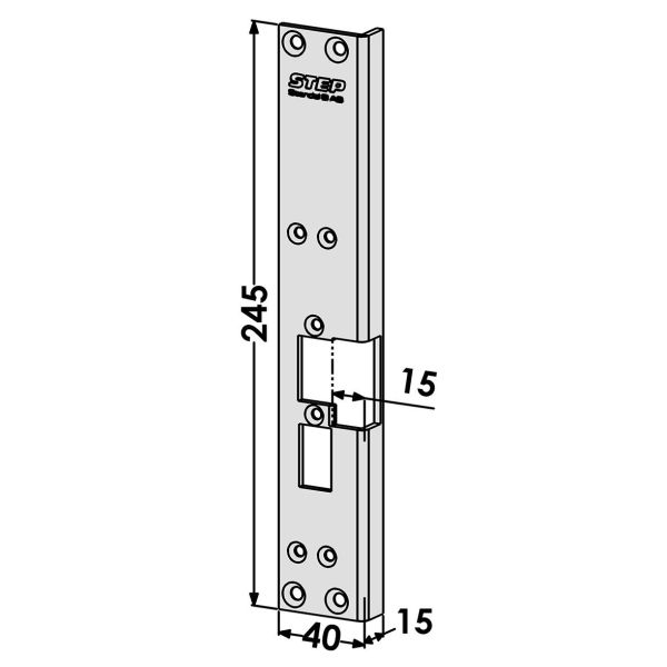 STEP ST6532 Stolpe utbyte från Connect till Modul-serien Höger