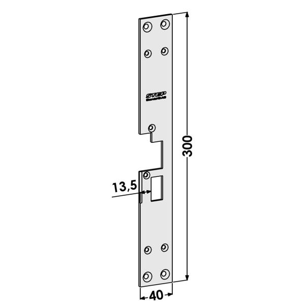 STEP ST183-B Stolpe för Connect/Modul Höger