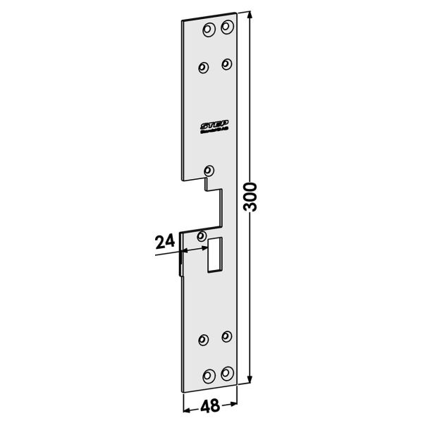 STEP ST190-B Stolpe för Connect/Modul Höger