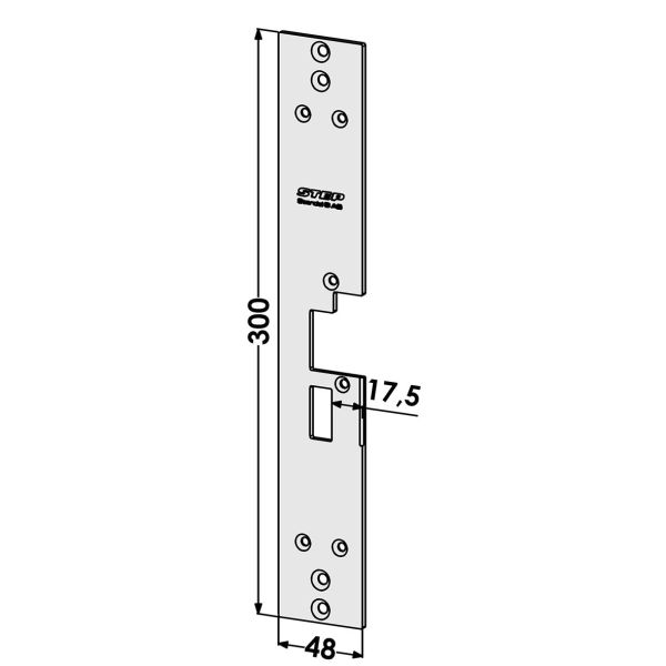 STEP ST1802-A Stolpe för Connect/Modul Vänster