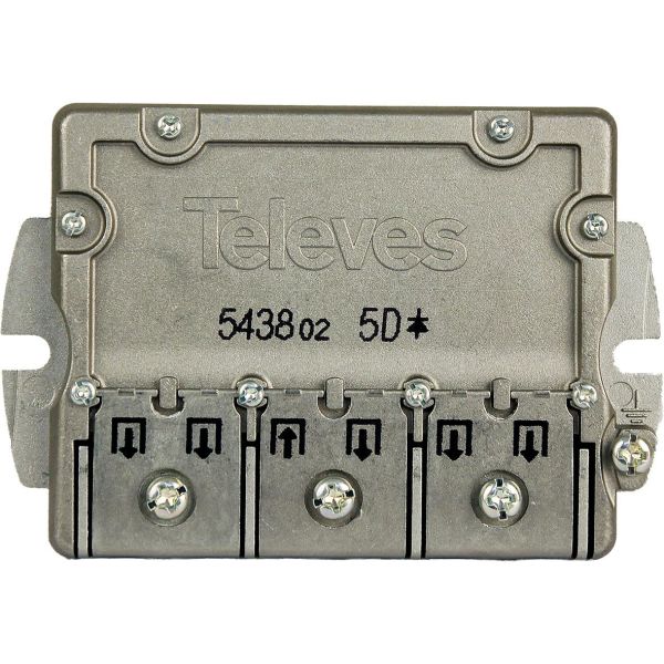 Televes 543802 Fördelare med EasyF-anslutning 12 dB