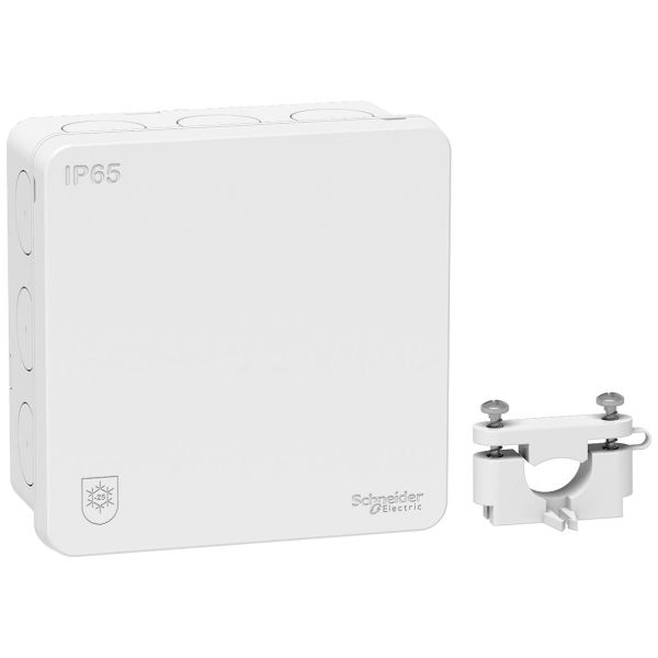 Schneider Electric IMT35343 Kopplingsdosa IP65 2K vit med dragavlastning