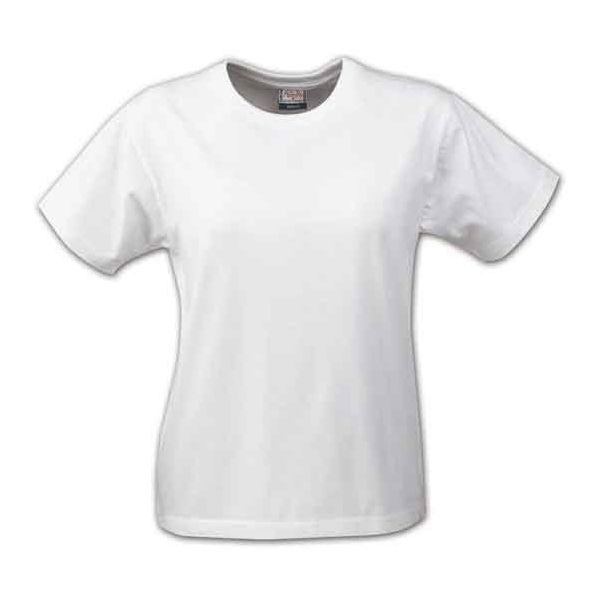 Printer Heavy T-shirt Lady T-shirt Svart Svart