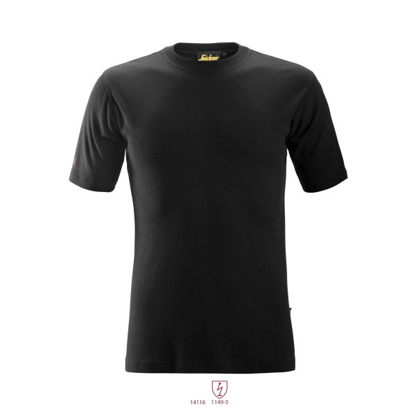 Snickers Workwear 2563 ProtecWork T-shirt svart XXL
