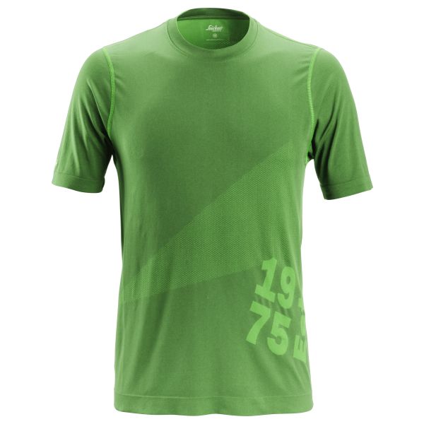 Snickers 2519 FlexiWork T-shirt grön XL