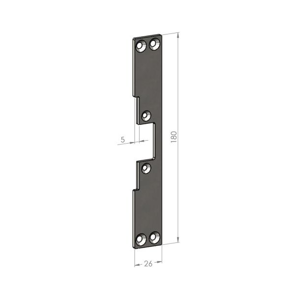 SAFETRON SA35 Monteringsstolpe plan