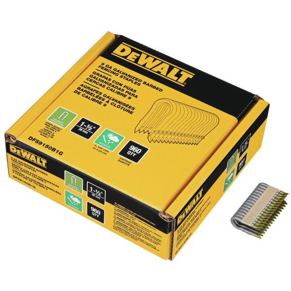 Dewalt DFS9150B1G Stängselklammer 960-pack 40 mm