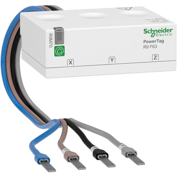 Schneider Electric R9M70 Energimätare fyrledare 3 moduler