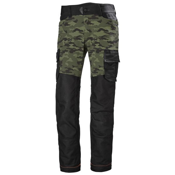 Helly Hansen Workwear Chelsea Evolution 77445_481 Arbetsbyxa kamouflage/svart Kamouflage/Svart