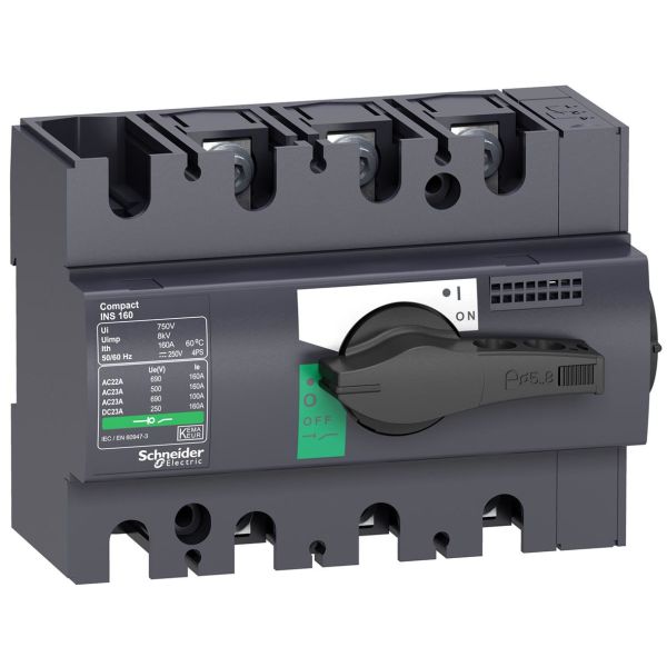 Schneider Electric 28910 Lastfrånskiljare 0-690 V 125 A 3 poler