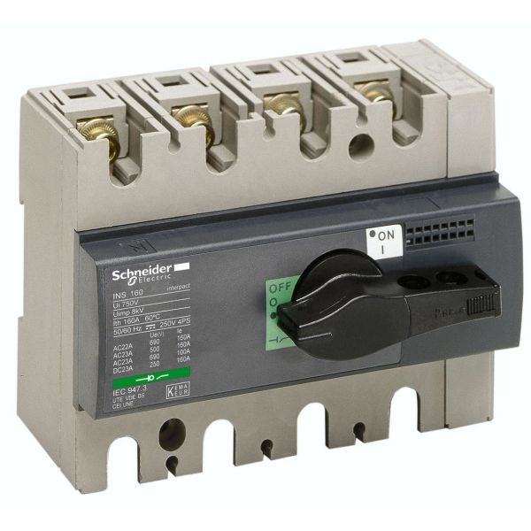 Schneider Electric 28913 Lastfrånskiljare 0-690 V 160 A 4 poler