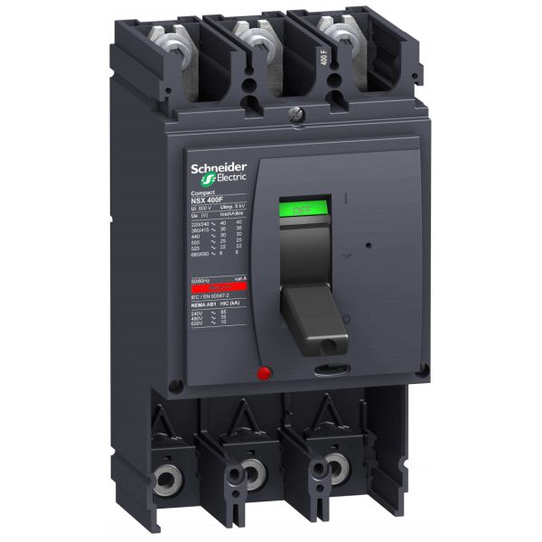 Schneider Electric NSX400F Effektbrytare 3-pol 400 A 36 kA