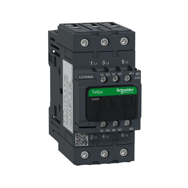 Schneider Electric LC1D40ABD Kontaktor 3-polig 24 V 40 A