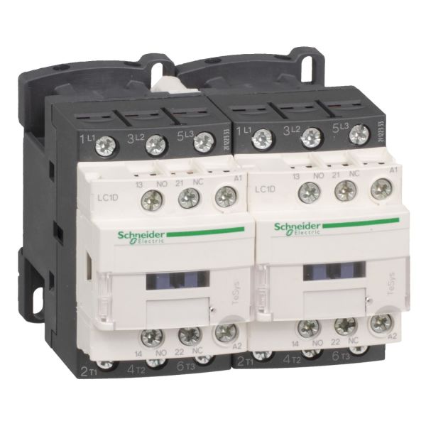 Schneider Electric LC2D12BL Fram- och backkopplare 3 sl 24 VDC 5,5 kW 12 A 5,59 kW