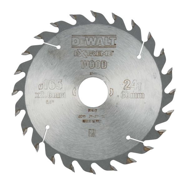 Dewalt DT4027-QZ Sågklinga 165 x 30 mm 24T