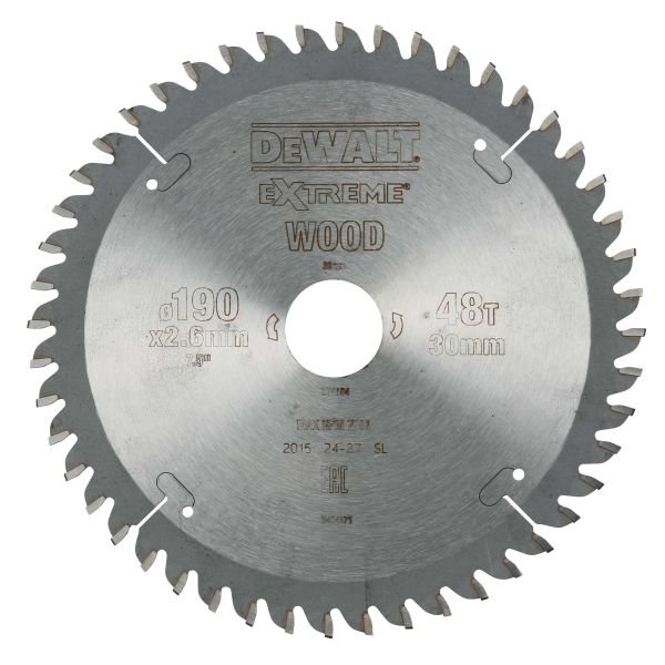 Dewalt DT4094-QZ Sågklinga 190 x 30 mm 48T