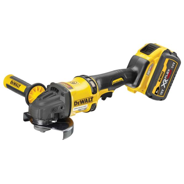 Dewalt DCG418T2-QW Vinkelslip Ø125 mm med batteri och laddare