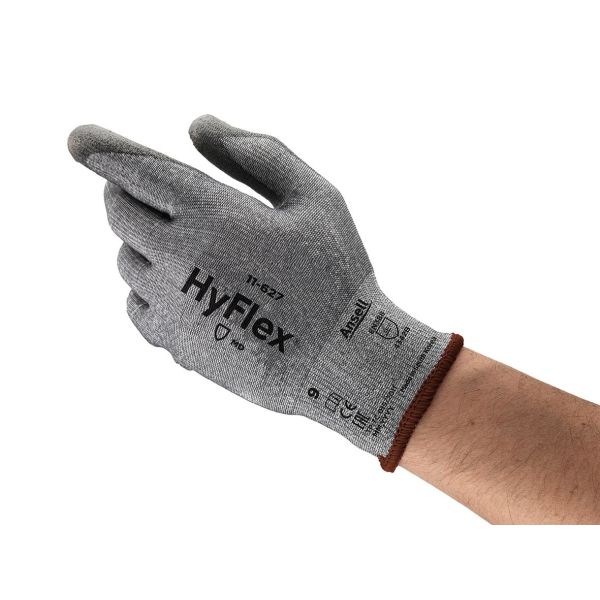 Ansell HyFlex 11-627 Handske Skärskydd PU Dyneema/Nylon 9