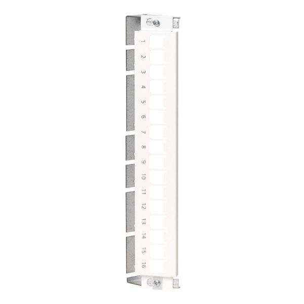 Schneider Electric 518534744 Patchpanel RJ45 vit 16 kopplingar