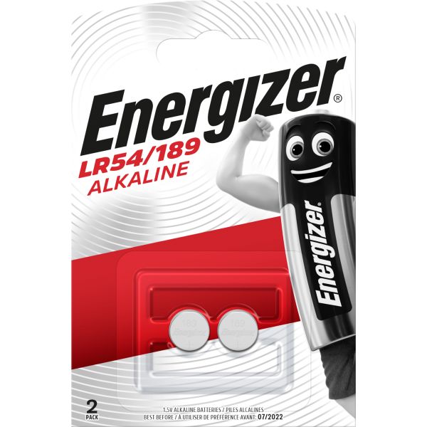 Energizer Alkaline Knappcellsbatteri LR54/189 1,5 V 2-pack